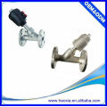 Chinese supplier pneumatic flange angle seat valve 2 way